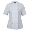 Ladies Snap Button Chef Jackets White